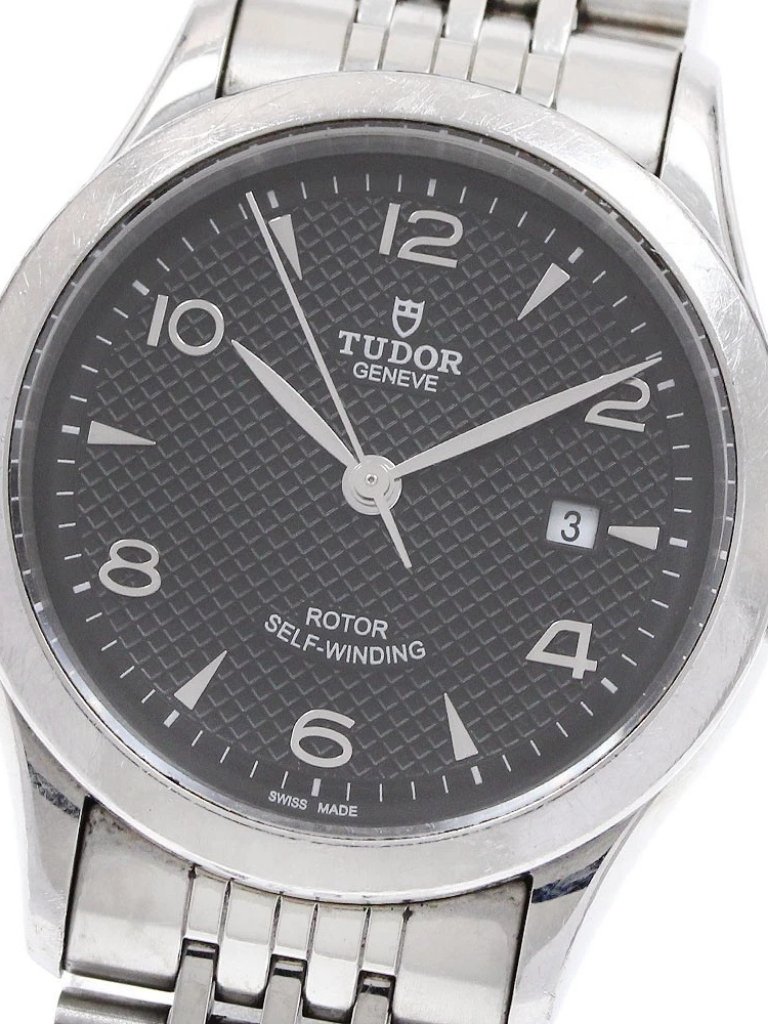 Tudor 1926 91350 Date Black Dial Automatic Ladies Watch920895